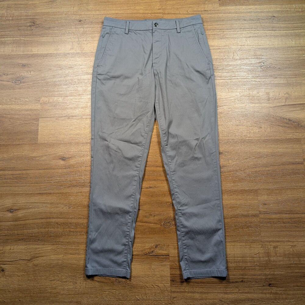 Birddogs Chino Pants Men 32x30 Gray Lined Stretch Performance Golf Boomstick